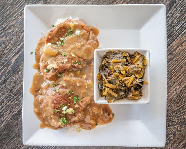 SMOTHA'D POKE CHOPS.