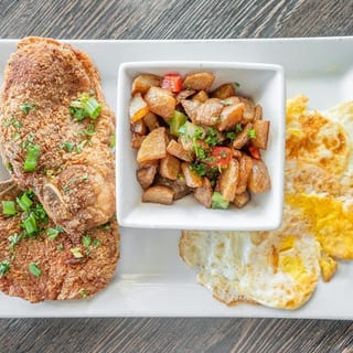 POKE CHOP N' EGGS